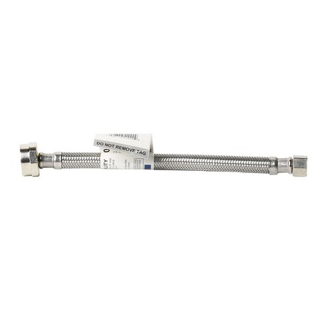Thrifco Plumbing 3/8 Inch Comp x 7/8 Inch Ballcock x 12 Inch Long Stainless Steel Toilet Riser 4401436